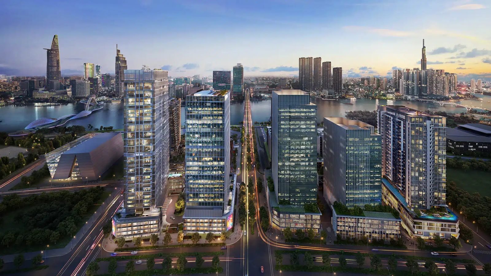 Phối cảnh dự án Metropole Thủ Thiêm